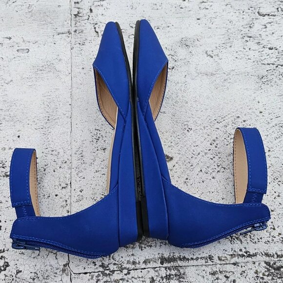 DREAM PAIRS Womens Sandal Low Wedge Ankle Strap Flats Shoes Size 8 - Picture 7 of 11